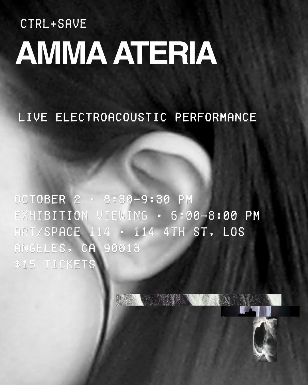 Ctrl+Save Oct 2 - Performance with Amma Ateria